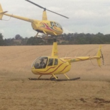 Barossa Helicopters were offering flights